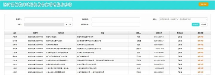 醫(yī)療器械臨床試驗機(jī)構(gòu)